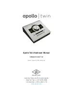 Apollo Twin Operating Manual preview