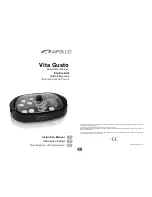 Предварительный просмотр 1 страницы Apollo VITA GUSTO GEG-1500-BLK Instruction Manual