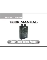 Предварительный просмотр 1 страницы Apollo VP200 User Manual