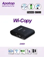 Apotop Wi-Copy DW21 User Manual preview