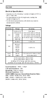 Предварительный просмотр 24 страницы APPA 506 User Manual