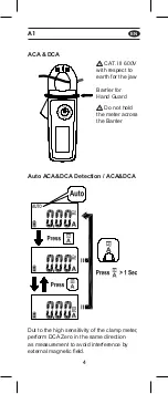 Предварительный просмотр 5 страницы APPA A1 User Manual