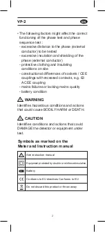 Preview for 3 page of APPA VP-2 User Manual