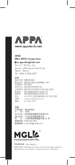 Preview for 46 page of APPA VP-2 User Manual