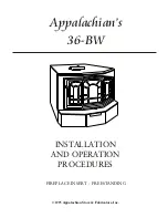 Appalachian Stove & Fabricators 36-BW Installation  And Operation  Procedures preview