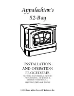 Preview for 1 page of Appalachian Stove & Fabricators 52-Bay Installation  And Operation  Procedures