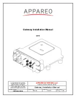 Appareo GW03 Installation Manual preview