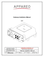 Preview for 1 page of Appareo GW03 Installation Manual