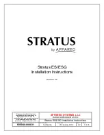 Appareo Stratus ES Installation Instructions Manual предпросмотр