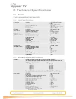 Preview for 132 page of Appear TV DC1000 Product User Manual