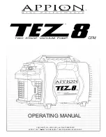 Appion TEZ 8 Operating Manual предпросмотр