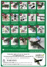 Предварительный просмотр 2 страницы Apples to Pears Fighter Plane Construction Kit Assembly Instructions