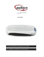 Preview for 1 page of Appliance ACW-2000 R Important Instruction/User Manual