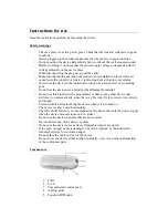 Preview for 2 page of Appliance ACW-2000 R Important Instruction/User Manual