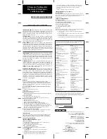 Preview for 1 page of Applica 540 Use And Care Book