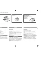 Applica BF45CPB Use And Care Book preview