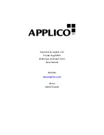 Preview for 25 page of Applico GPP52L User Manual