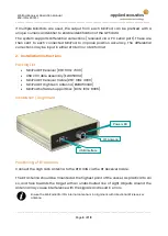 Preview for 6 page of APPLIED ACOUSTICS 101G Operation Manual