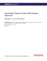 Preview for 1 page of Applied Biosystems A30207 User Manual