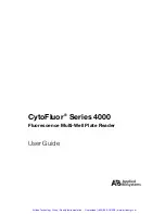 Preview for 2 page of Applied Biosystems CytoFluor 4000 Series User Manual