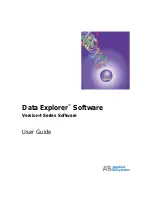 Applied Biosystems Data Explorer 4 Series User Manual preview