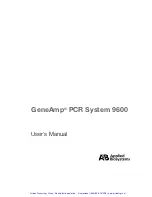 Предварительный просмотр 2 страницы Applied Biosystems GeneAmp PCR System 9600 User Manual