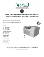 Preview for 1 page of Applied Comfort A26EC09K00EZA80 Installation Instructions And Owner'S Manual