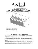 Предварительный просмотр 1 страницы Applied Comfort C42EC07K30E7A90 Installation Instructions & Owner'S Manual