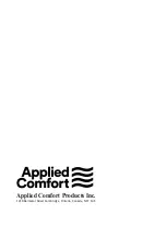 Предварительный просмотр 20 страницы Applied Comfort VF20HA09K25E6MA90 Owner'S Manual