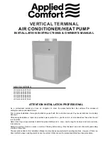 Preview for 1 page of Applied Comfort VI20HA09K25E6PA30 Installation Instructions & Owner'S Manual