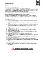 Preview for 2 page of Applied Instruments DIRECTV SWM SL5s Application Note