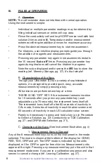 Preview for 12 page of Applied Membranes MYRON L COMPANY Ultrameter III  9PTK Operation Manual