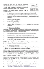 Preview for 18 page of Applied Membranes MYRON L COMPANY Ultrameter III  9PTK Operation Manual