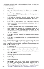 Preview for 24 page of Applied Membranes MYRON L COMPANY Ultrameter III  9PTK Operation Manual