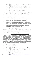 Preview for 32 page of Applied Membranes MYRON L COMPANY Ultrameter III  9PTK Operation Manual