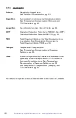 Preview for 72 page of Applied Membranes MYRON L COMPANY Ultrameter III  9PTK Operation Manual