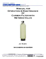 Applied Membranes W-G2162EM Manual For Operation & Maintenance preview