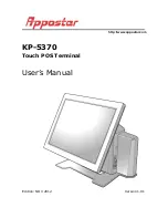 Preview for 1 page of Appostar KP-5370 User Manual