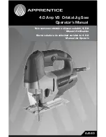 Предварительный просмотр 1 страницы Apprentice AJS40 Operator'S Manual