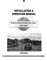 Appro DVR-3064 Installation & Operation Manual preview