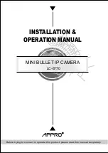 Preview for 1 page of Appro LC-6770 Installation & Operation Manual