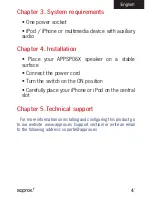 Preview for 6 page of Approx APPSP06X User Manual