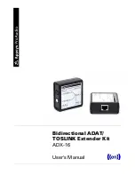 Appsys ProAudio ADX-16 User Manual preview