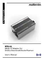 Предварительный просмотр 1 страницы Appsys ProAudio MTA-64 User Manual