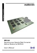 Предварительный просмотр 1 страницы Appsys ProAudio multiverter SRC-64 User Manual