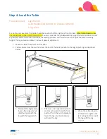 Предварительный просмотр 21 страницы APQS Lucey Deluxe Table Manual