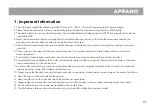 Preview for 3 page of APRAMO ONE Manual