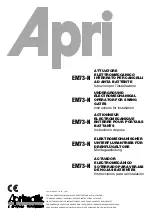 APRI EM73-N Instructions For Installation Manual preview