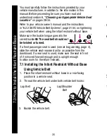 Предварительный просмотр 35 страницы Aprica A30 Owner'S Manual