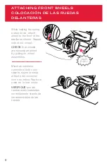 Предварительный просмотр 8 страницы Aprica PRESTO FLAT Owner'S Manual